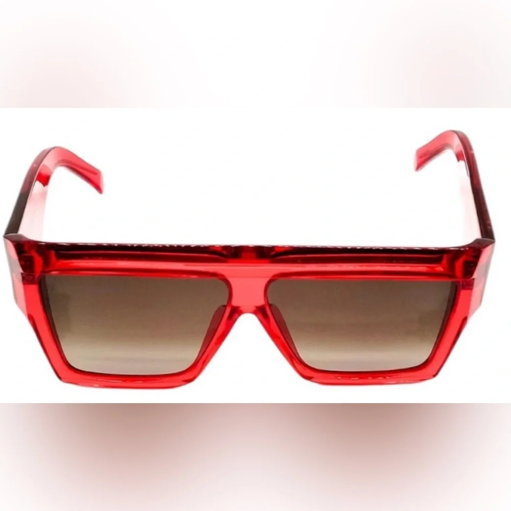 Authentic Celine Shield Sunglasses w/ Box + Dust Cover Bag - Picture 3 of 7